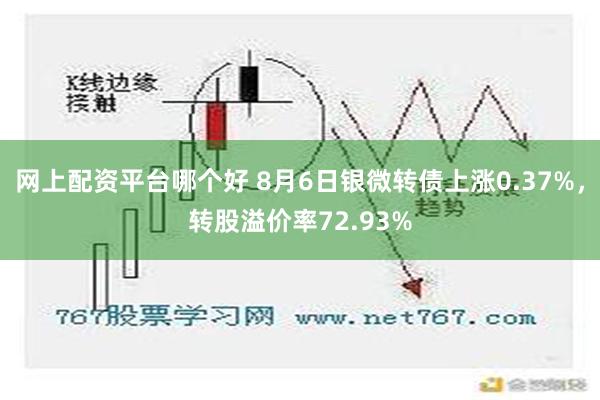 网上配资平台哪个好 8月6日银微转债上涨0.37%，转股溢价率72.93%