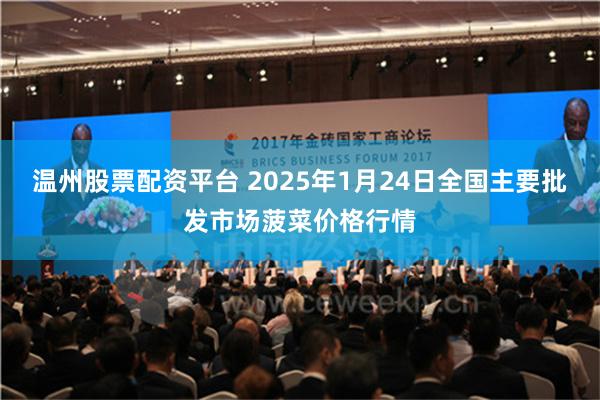 温州股票配资平台 2025年1月24日全国主要批发市场菠菜价格行情